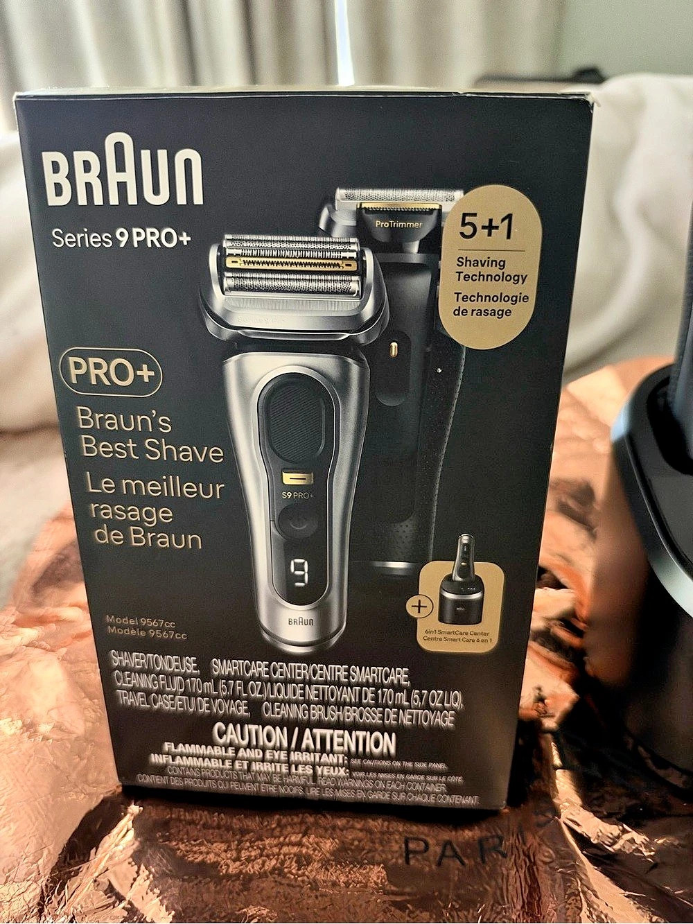 Braun Series 9 Pro+ 9576cc 6-in-1 Electric Shaver Black Silver Like New